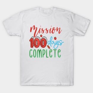 Colorful 100th Day Of School T-Shirt